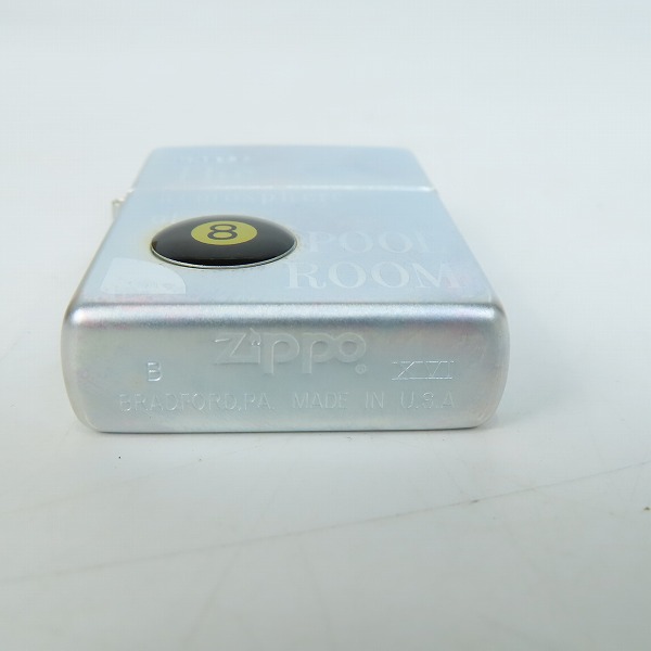 実際に弊社で買取させて頂いたZIPPO/ジッポー The atmosphere of POOL ROOM 8ボール No.0254 2000年製の画像 2枚目