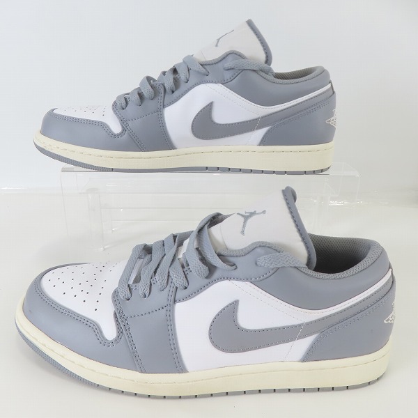 実際に弊社で買取させて頂いたNIKE/ナイキ AIR JORDAN 1 LOW/エアジョーダン1 ローカット ヴィンテージ グレー 553558-053/29の画像 3枚目