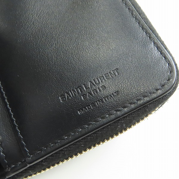 実際に弊社で買取させて頂いたSAINT LAURENT PARIS/サンローランパリ ジョアン コンパクトジップ アラウンドウォレットの画像 5枚目