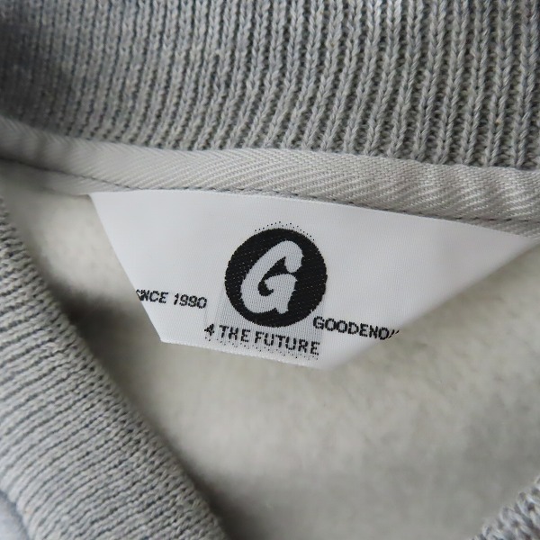 実際に弊社で買取させて頂いたGOODENOUGH/グッドイナフ SWEAT VARSITY JACKET/スウェット スタジャン GE-141101/Mの画像 2枚目