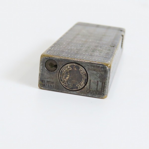 実際に弊社で買取させて頂いたdunhill/ダンヒル サイドローラー ガスライター 格子の画像 3枚目