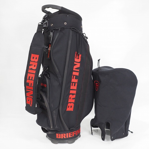 実際に弊社で買取させて頂いたBRIEFING/ブリーフィング ゴルフ 5分割キャディバッグ ブラック