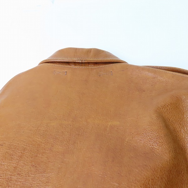 実際に弊社で買取させて頂いたTHE REAL McCOY'S/ザリアルマッコイズ A-2 レザー フライトジャケット 38の画像 7枚目