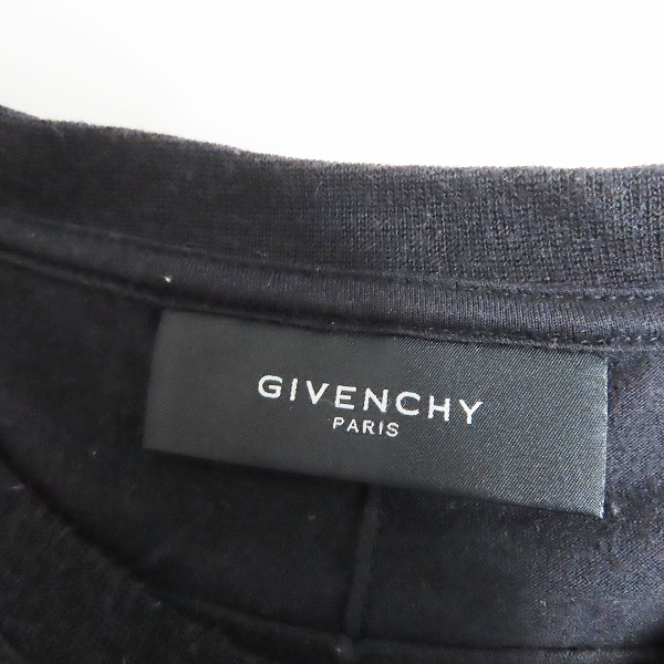 実際に弊社で買取させて頂いたGIVENCHY/ジバンシイ 胸4Gロゴ ジップ半袖Tシャツ 11S 7234 657/XLの画像 2枚目