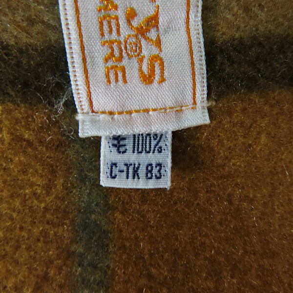 実際に弊社で買取させて頂いたBurberrys/バーバリーズ チェック柄 カシミヤ ウールマフラーの画像 2枚目