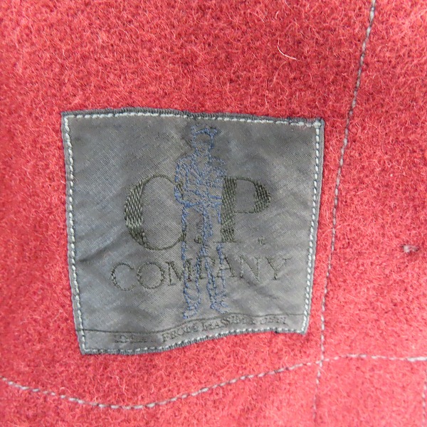実際に弊社で買取させて頂いたC.P.COMPANY/シーピーカンパニー ウール混ライナー付き コート/48の画像 4枚目