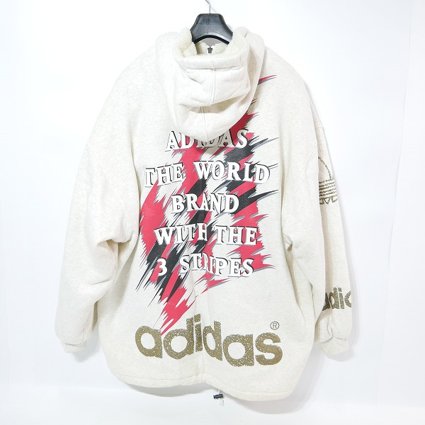 実際に弊社で買取させて頂いたadidas/アディダス ヴィンテージ ボア/キルティング フードパーカー /XOの画像 1枚目