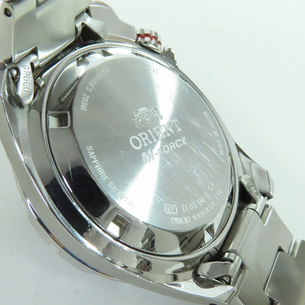 実際に弊社で買取させて頂いたORIENT/オリエント 自動巻き 腕時計 M-FORCE EL03-D0-Bの画像 4枚目