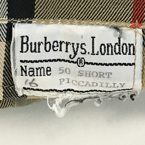 実際に弊社で買取させて頂いたBurberry's/バーバリーズ ノバチェック ステンカラーコート/50の画像 3枚目