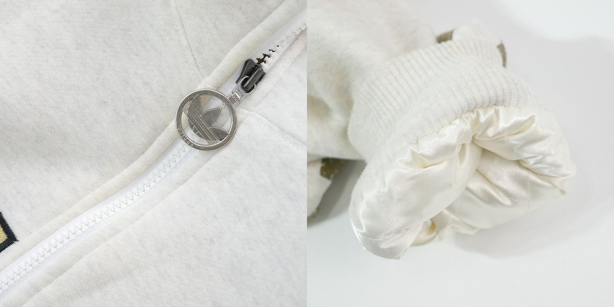 実際に弊社で買取させて頂いたadidas/アディダス ヴィンテージ ボア/キルティング フードパーカー /XOの画像 8枚目