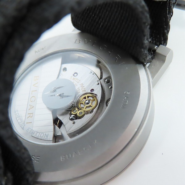 実際に弊社で買取させて頂いたBVLGARI×FRAGMENT/ブルガリ×フラグメント ブルガリブルガリ 自動巻き 腕時計 BB41BSFの画像 3枚目