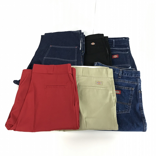 実際に弊社で買取させて頂いた【おまとめ】Dickies/ディッキーズ デニム オーバーオール/ワークパンツ/デニムパンツ 等