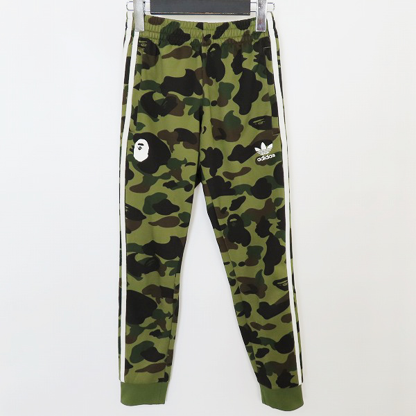 実際に弊社で買取させて頂いたA BATHING APE×adidas/アベイシングエイプ×アディダス ジャージ/パンツ/XSの画像 0枚目