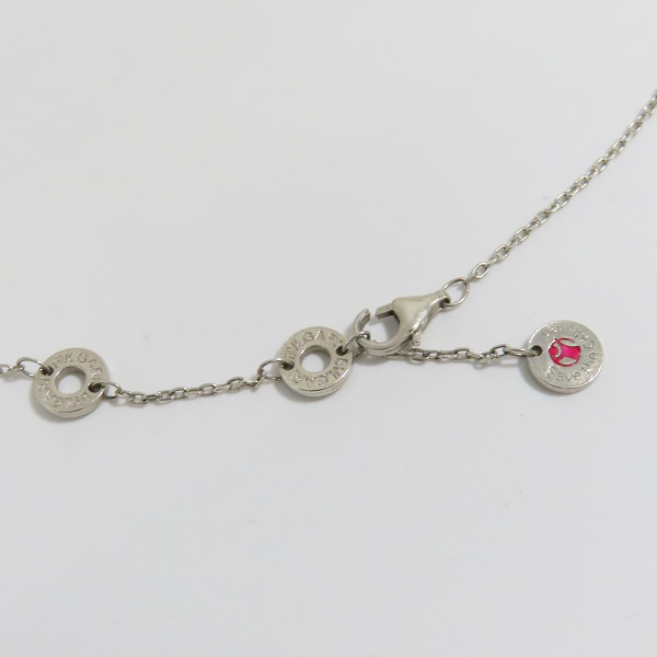 実際に弊社で買取させて頂いたBVLGARI/ブルガリ B-zero1/ビーゼロワン SAVE THE CHILDREN/セーブ ザ チルドレン ネックレス Ag925×セラミックの画像 6枚目