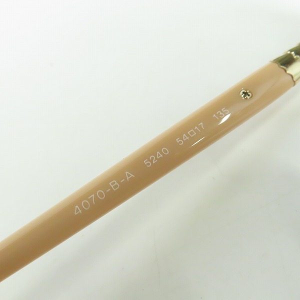 実際に弊社で買取させて頂いたBVLGARI/ブルガリ ウェリントン 眼鏡/メガネフレーム 4070-B-Aの画像 7枚目