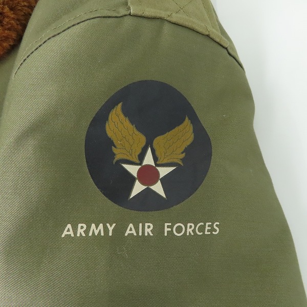 実際に弊社で買取させて頂いたThe REAL McCOY'S/ザリアルマッコイズ B-10 フライトジャケット 3157/42の画像 3枚目