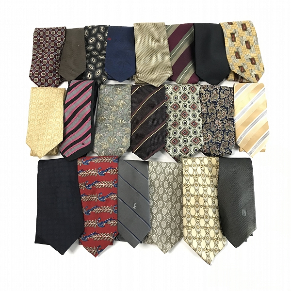 実際に弊社で買取させて頂いた【おまとめ品】ジョルジオアルマーニ/クリスチャンディオール/イヴサンローラン 他 ネクタイ