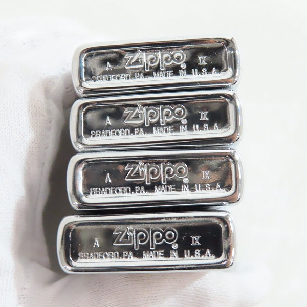 実際に弊社で買取させて頂いたZIPPO/ジッポー HARLEY DAVIDSON/ハーレーダビッドソン ディスプレイパネル付き 93/00年製 8点セットの画像 5枚目