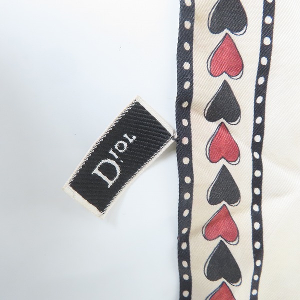 実際に弊社で買取させて頂いたDIOR/ディオール La Roue de la Fortune /運命の輪 ミニスカーフ/ツイーリーの画像 3枚目