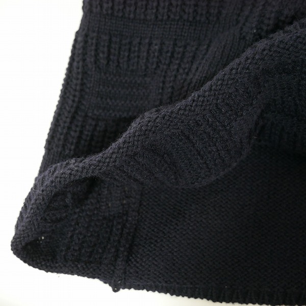 実際に弊社で買取させて頂いたCOMME des GARCONS SHIRT/コムデギャルソン シャツ ウールニット w23506/Sの画像 5枚目