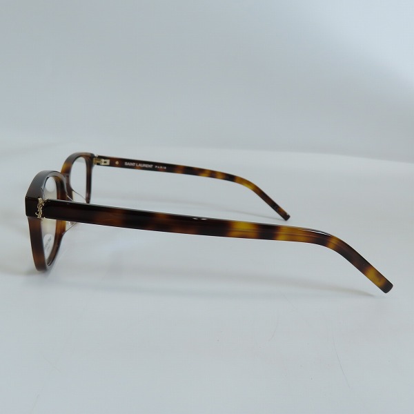 実際に弊社で買取させて頂いたSAINT LAURENT/サンローラン サイドYSLロゴ メガネ/眼鏡フレーム SL M109/F 002の画像 2枚目