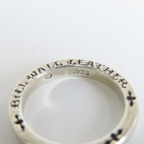 実際に弊社で買取させて頂いたBill Wall Leather/ビルウォールレザー Small BWL Spacer Ring スモールBWLスペーサーリング R331 15.5号の画像 6枚目