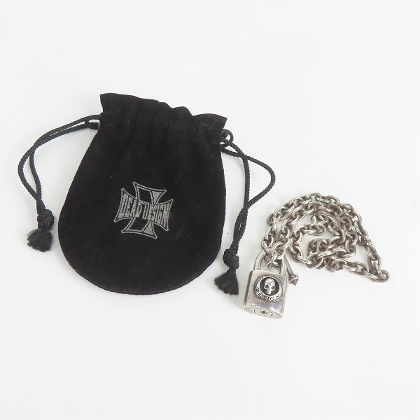 実際に弊社で買取させて頂いたDEAL DESIGN/ディールデザイン スカル メタル パドロック/南京錠 ペンダント/ネックレスの画像 8枚目