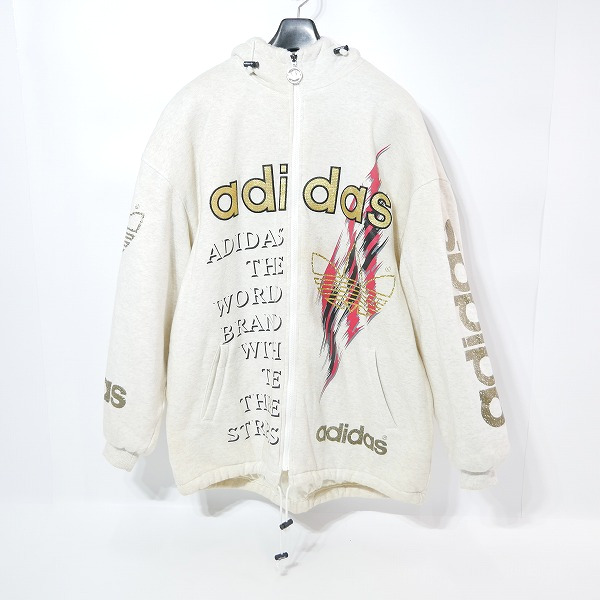 実際に弊社で買取させて頂いたadidas/アディダス ヴィンテージ ボア/キルティング フードパーカー /XOの画像 0枚目