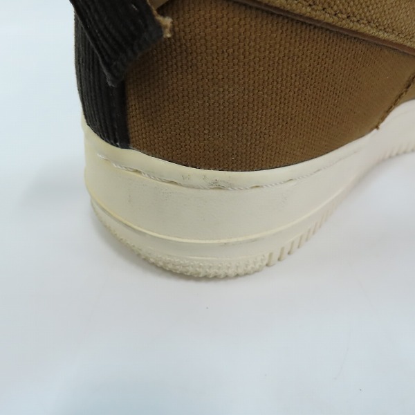 実際に弊社で買取させて頂いたNIKE×Carhartt WIP/ナイキ×カーハート AIR FORCE 1 07 PRM WIP エアフォース1 AV4113-200 26.5の画像 6枚目