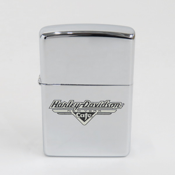 実際に弊社で買取させて頂いたZIPPO/ジッポー ハーレーダビッドソン カフェ プリント 1998年製