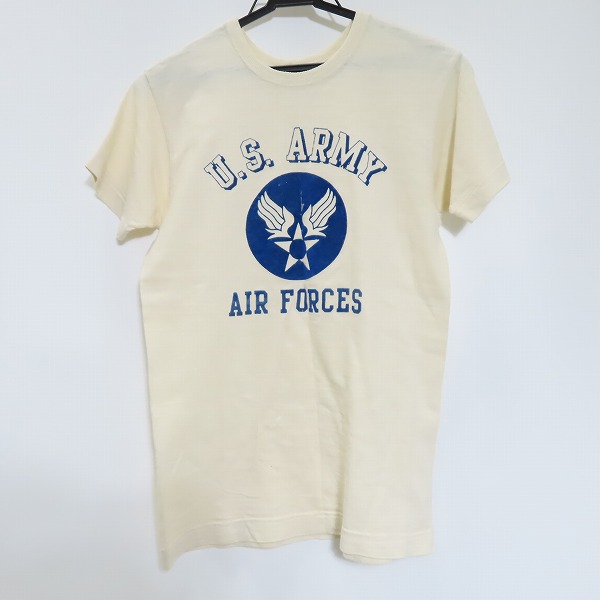 実際に弊社で買取させて頂いたTHE REAL McCOY’S/ザリアルマッコイズ AMERICAN ATHLETIC 吊り編み US.ARMY フロッキー 半袖 Tシャツ 36