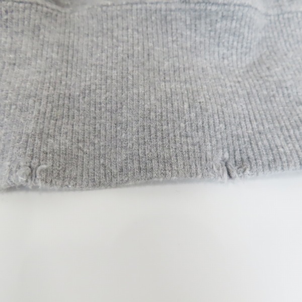 実際に弊社で買取させて頂いたuniform experiment/ユニフォームエクスペリメント クラッシュ加工プルオーバーパーカー UE-167033/2の画像 7枚目