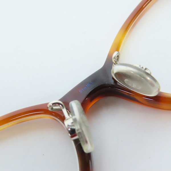 実際に弊社で買取させて頂いたChristian Dior/クリスチャンディオール メガネフレーム アイウェア SX7 145の画像 6枚目