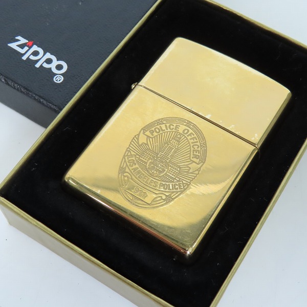 ヴィンテージ ZIPPO USA ロサンゼルス ポリス 真鍮ブラス 公式 ヴィンテージ ZIPPO USA ロサンゼルス ポリス 真鍮ブラス 公式