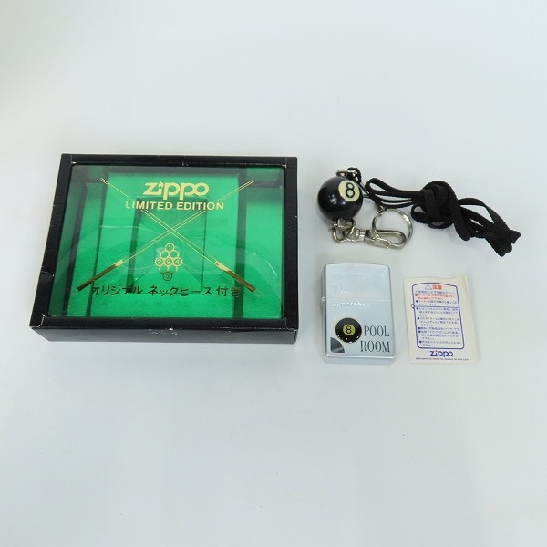 実際に弊社で買取させて頂いたZIPPO/ジッポー The atmosphere of POOL ROOM 8ボール No.0254 2000年製の画像 6枚目