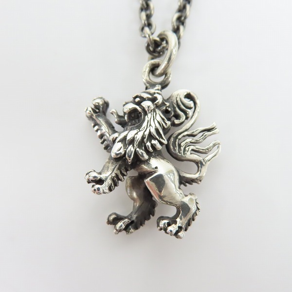 実際に弊社で買取させて頂いたLEATHERS AND TREASURES/レザーアンドトレジャース ランパント ライオン ネックレスの画像 1枚目