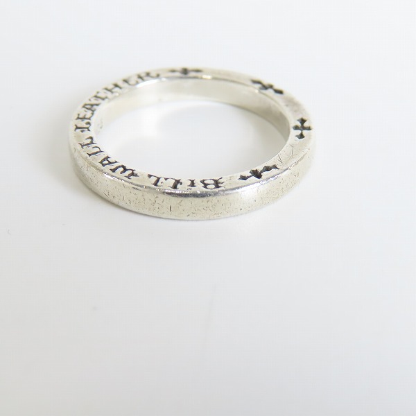 実際に弊社で買取させて頂いたBill Wall Leather/ビルウォールレザー Small BWL Spacer Ring スモールBWLスペーサーリング R331 15.5号の画像 1枚目