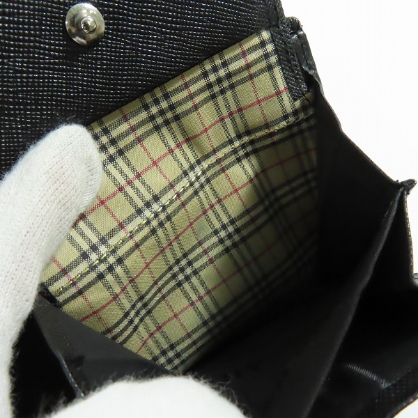 実際に弊社で買取させて頂いたBURBERRY/バーバリー 二つ折り財布 小銭入れ付きの画像 7枚目