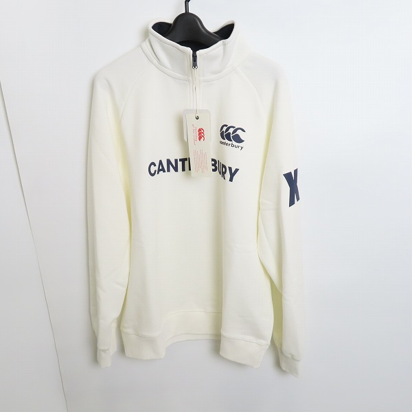 実際に弊社で買取させて頂いた【未使用】canterbury/カンタベリー ラグビー トレーニングウエア FLEXWARM CNT ZIPUP SWEAT スウェット RA43516 L