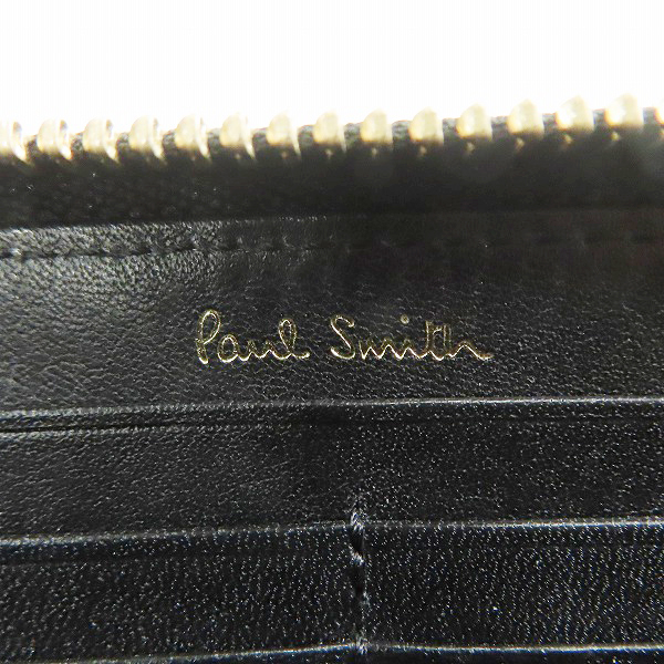 実際に弊社で買取させて頂いたPaul Smith/ポールスミス ラウンドジップ 長財布 の画像 5枚目