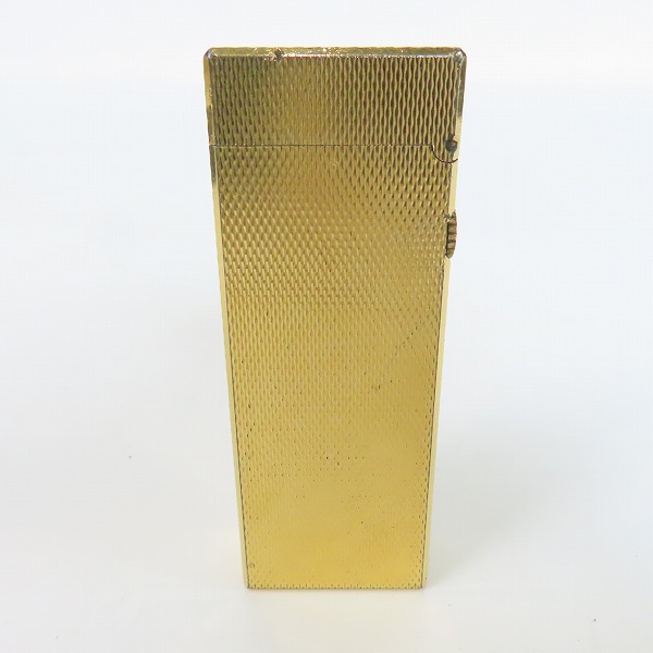 実際に弊社で買取させて頂いたdunhill/ダンヒル サイドローラー ガスライター ゴールドの画像 1枚目