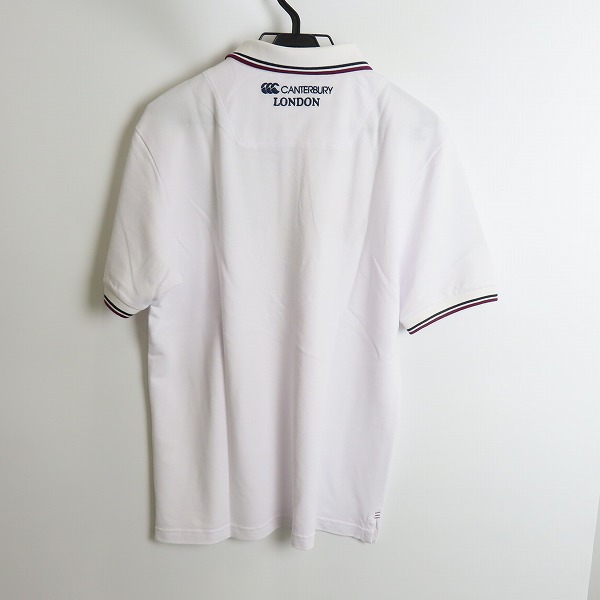 実際に弊社で買取させて頂いた【未使用】canterbury/カンタベリー S/S RUGGER POLO ショートスリーブラガーポロ RA33044 Lの画像 1枚目