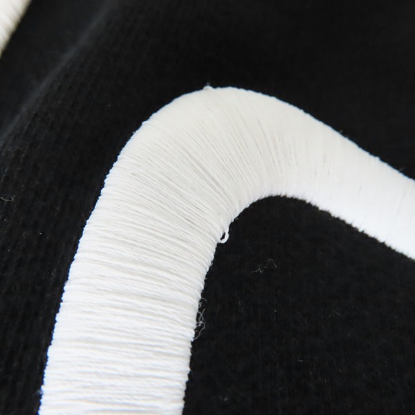 実際に弊社で買取させて頂いた【JPタグ】GIVENCHY/ジバンシィ 21SS エンブロイダリー ビッグロゴ刺繍 パーカー BMJ07G30AF/XLの画像 6枚目