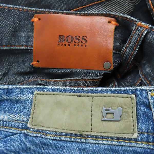 実際に弊社で買取させて頂いたDIESEL/ディーゼル HUGO BOSS/ヒューゴボス デニムパンツ/ジーンズ 2点セットの画像 3枚目