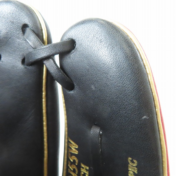 実際に弊社で買取させて頂いたRawlings/ローリングス Hyper tech ハイパーテック 軟式 右投げ オールラウンド グローブ/グラブ GR2HTCN55Wの画像 7枚目