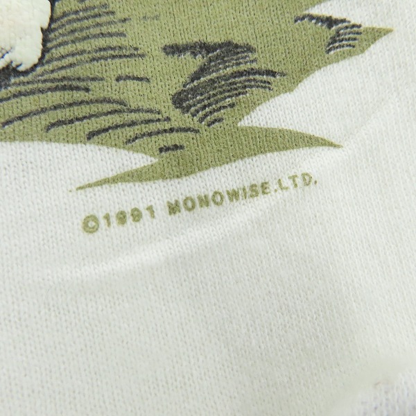 実際に弊社で買取させて頂いたOZZY OSBOURNE/オジーオズボーン 1991/90S/ヴィンテージ/USA製 Tシャツ Lの画像 4枚目