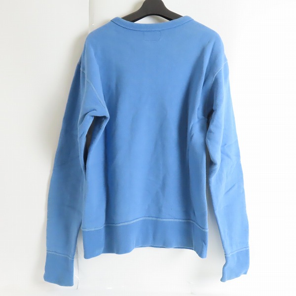 実際に弊社で買取させて頂いたTHE REAL McCOY/リアルマッコイズ スウェット/トレーナー ブルー/Lの画像 1枚目