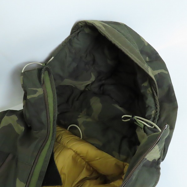 実際に弊社で買取させて頂いたid URBAN RESEARCH×NANGA/アーバンリサーチ×ナンガ ダウンジャケット カモフラ 迷彩/UM11-KC08002/Lの画像 6枚目
