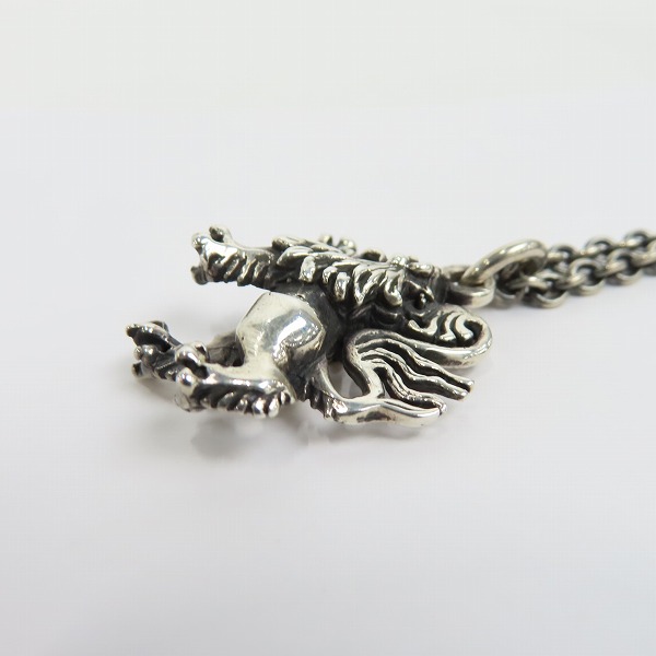 実際に弊社で買取させて頂いたLEATHERS AND TREASURES/レザーアンドトレジャース ランパント ライオン ネックレスの画像 3枚目