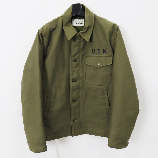 実際に弊社で買取させて頂いたTHE REAL McCOY'S/リアルマッコイズ A-2 デッキジャケット TALONジップ DSA-1-1235-64-C/L